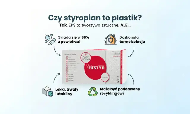 Czy styropian to plastik? Tak, EPS to tworzywo sztuczne, ale lekki, trwały, stabilny i nadaje się do recyklingu.